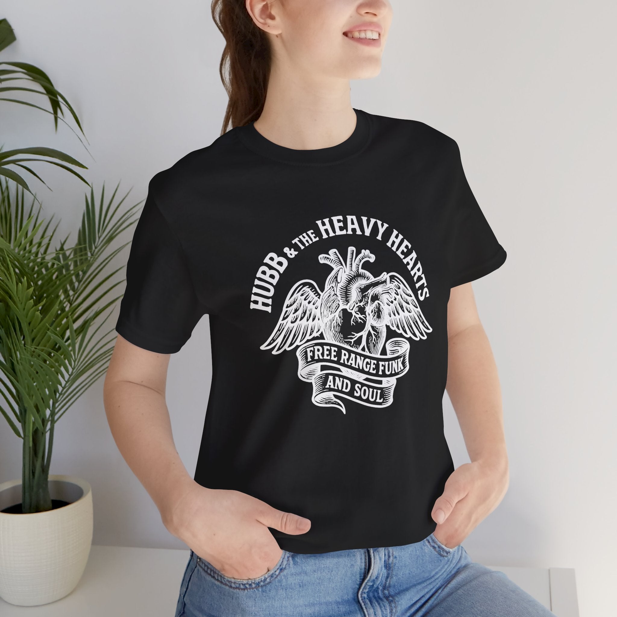 Hubb & The Heavy Hearts T-Shirt Heart Wings