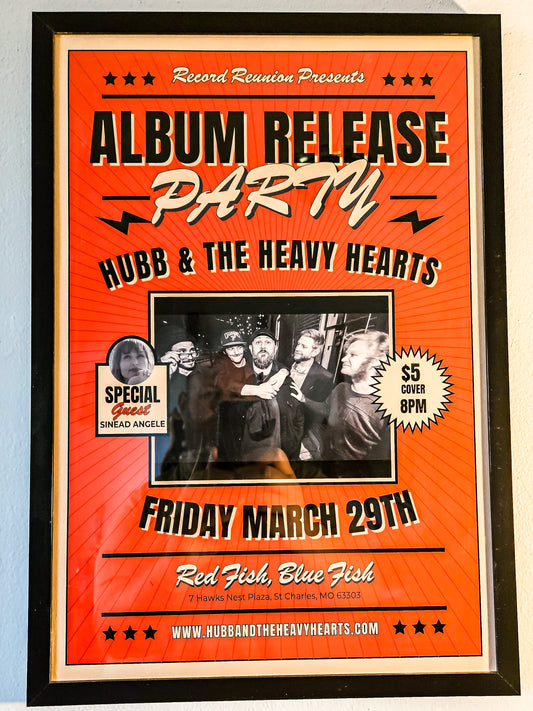 Concert Poster Album Release Party March 2024