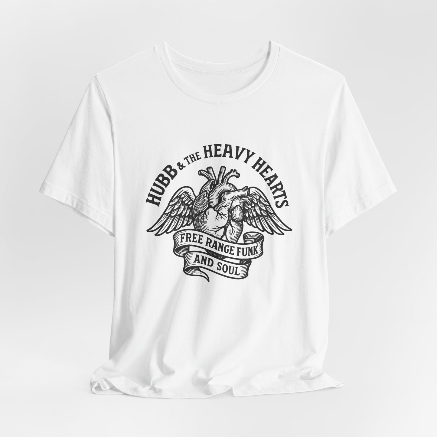 Hubb & The Heavy Hearts T-Shirt Heart Wings