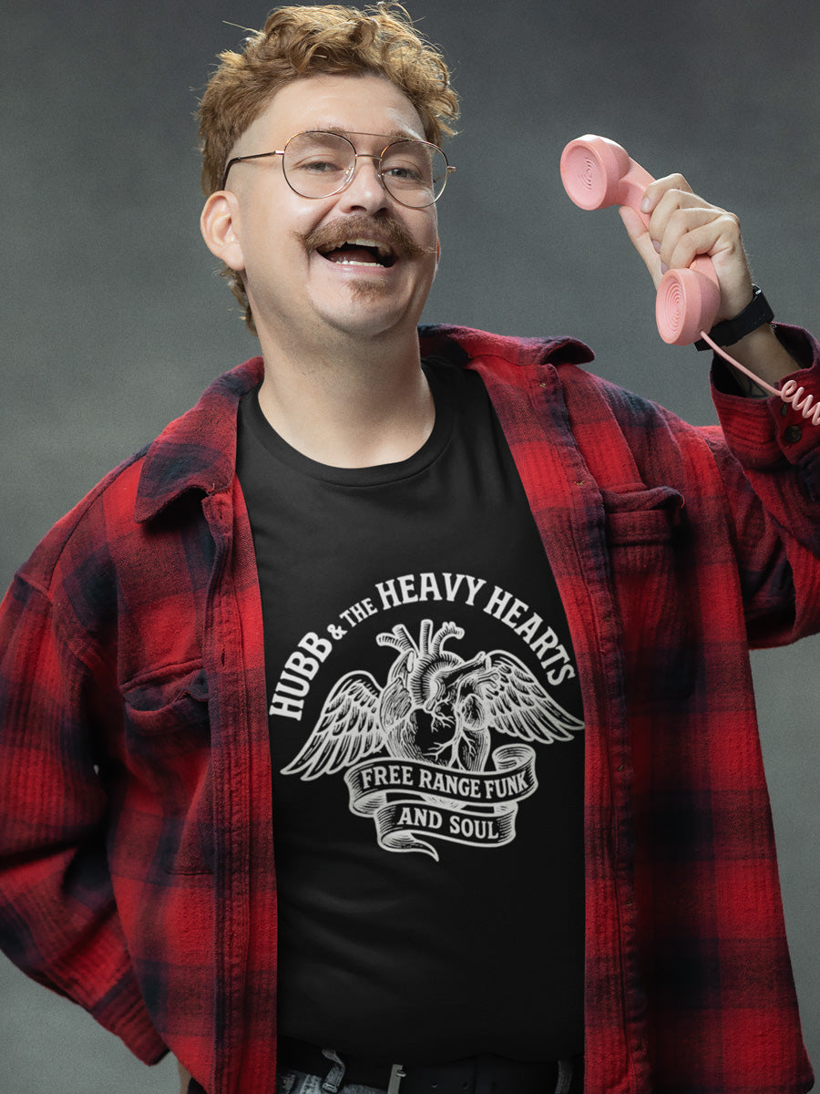 Hubb & The Heavy Hearts T-Shirt Heart Wings